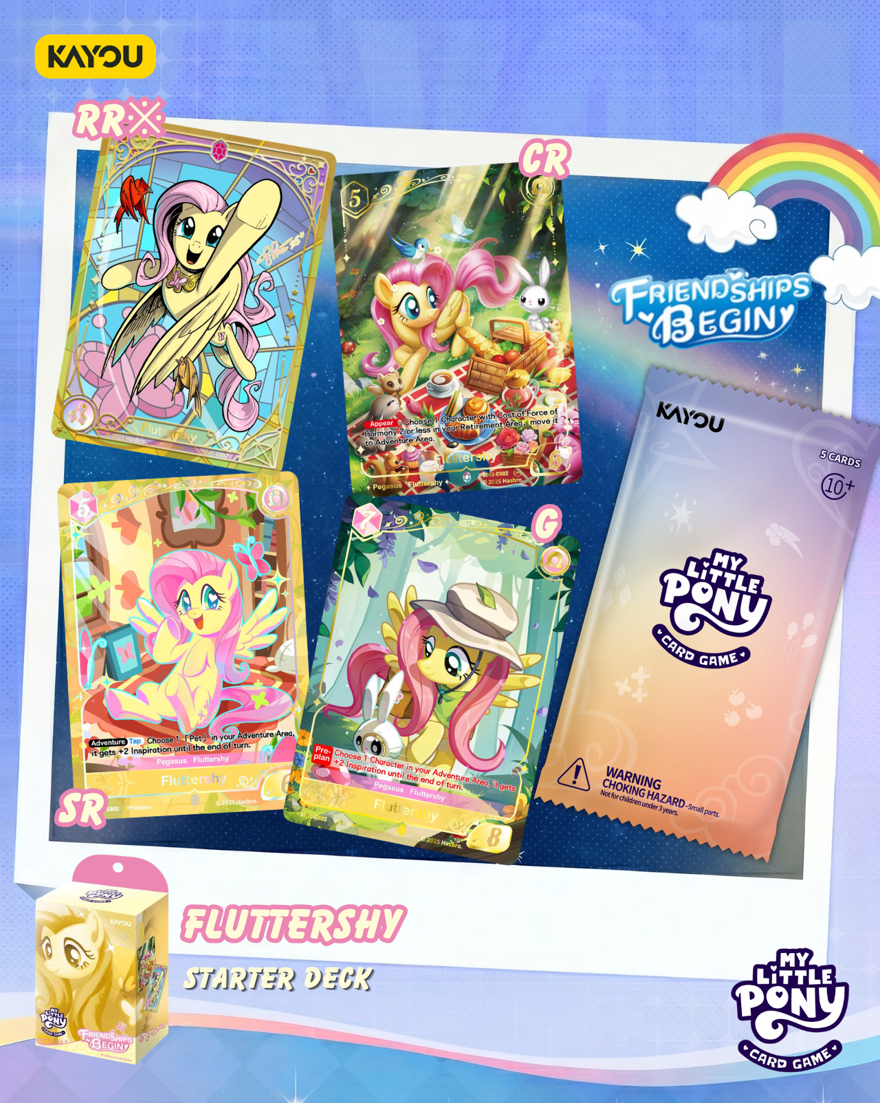 KAYOU My Little Pony Trading Card Game - Friendships Begin - Starter Set