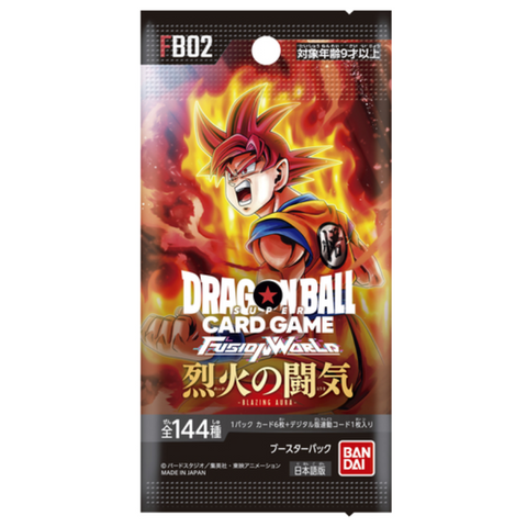 *JP LIVE*BANDAI Dragon Ball Super Fusion World FB02 Blazing Aura JP CARDS LIVE OPENING