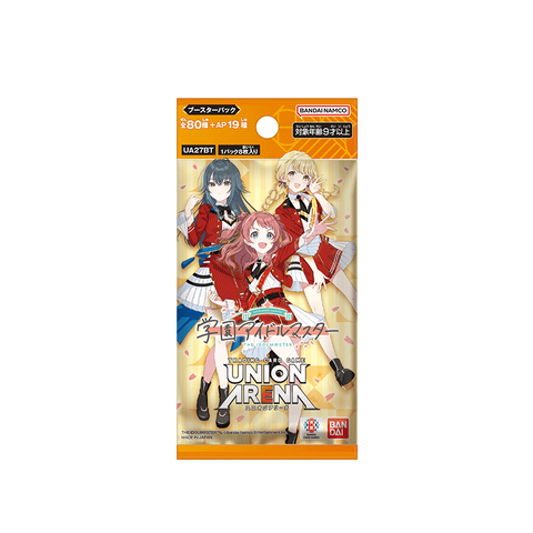 Union Arena Japanese Gakuen Idolmaster Booster CARDS LIVE OPENING