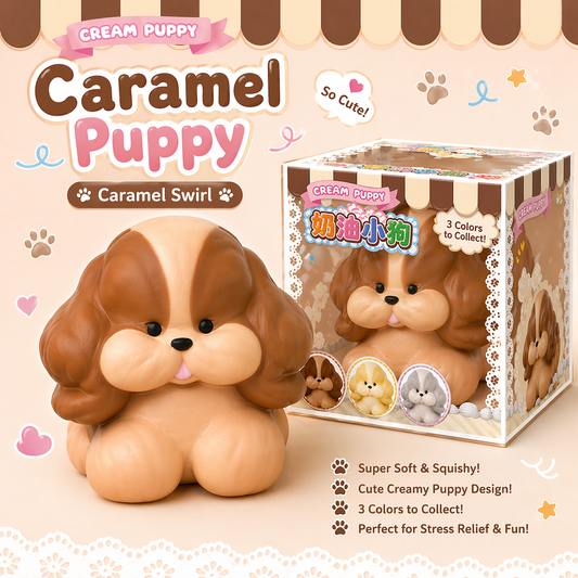 Slow Rising Squishy - Creamy Puppy Mellow Lab Stress Relief Toy