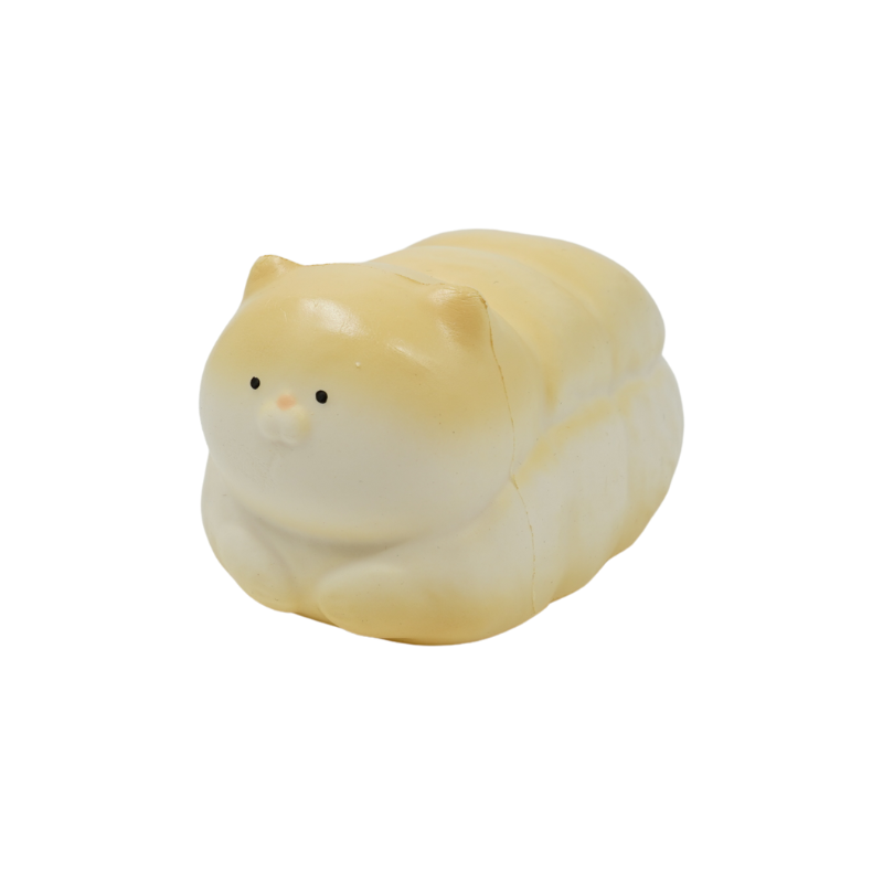 Slow Rising Squishy - Chubby Kitty Bread【Sweet Bakery Scent】85g Mellow Lab x Sweetbuns Stress Relief Toy