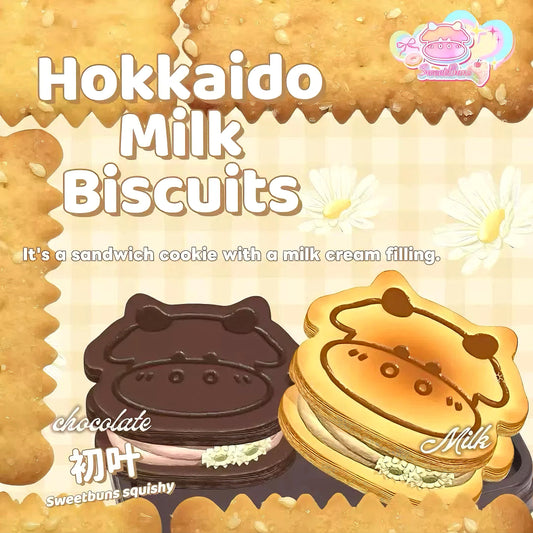 Slow Rising Squishy - Moo Moo Fruit & Daisy Sandwich【Sweet Bakery Scent】95g Mellow Lab x Sweetbuns Stress Relief Toy