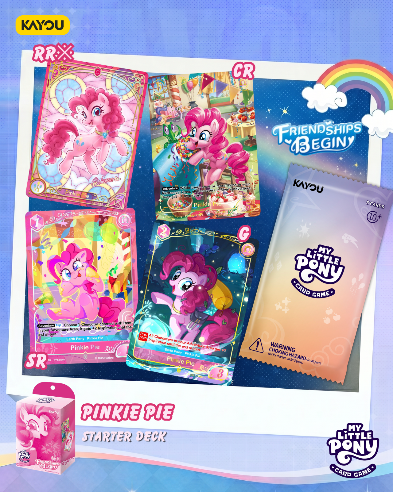 KAYOU My Little Pony Trading Card Game - Friendships Begin - Starter Set
