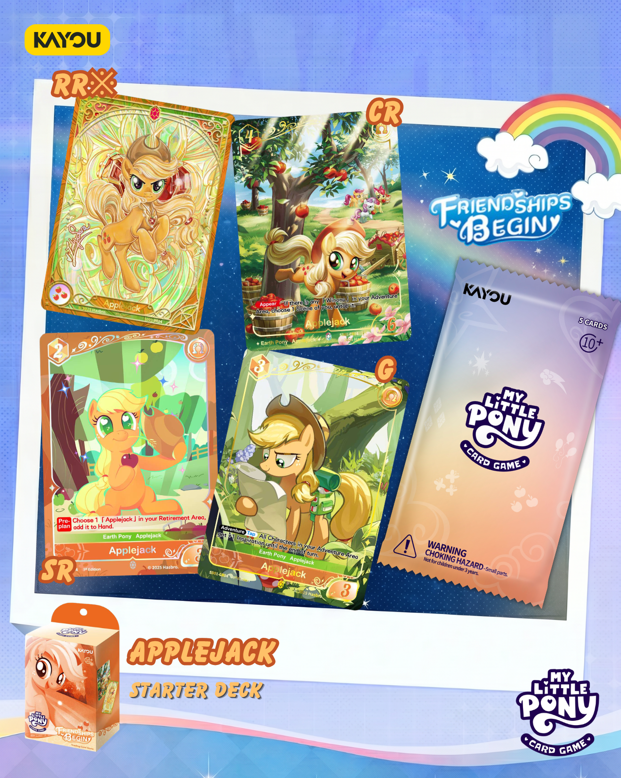 KAYOU My Little Pony Trading Card Game - Friendships Begin - Starter Set