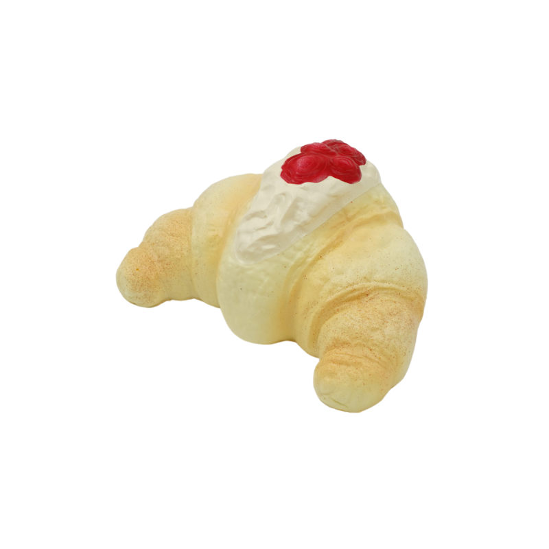 Slow Rising Squishy - Les Rose Croissant Buns【Sweet Bakery Scent】55g Mellow Lab x Sweetbuns Stress Relief Toy