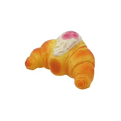 Slow Rising Squishy - Les Rose Croissant Buns【Sweet Bakery Scent】55g Mellow Lab x Sweetbuns Stress Relief Toy
