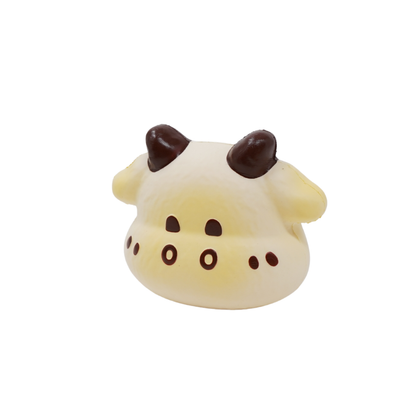 Slow Rising Squishy Moo Moo Milk Bread【Sweet Bakery Scent】120g Mellow Lab x Sweetbuns Stress Relief Toy