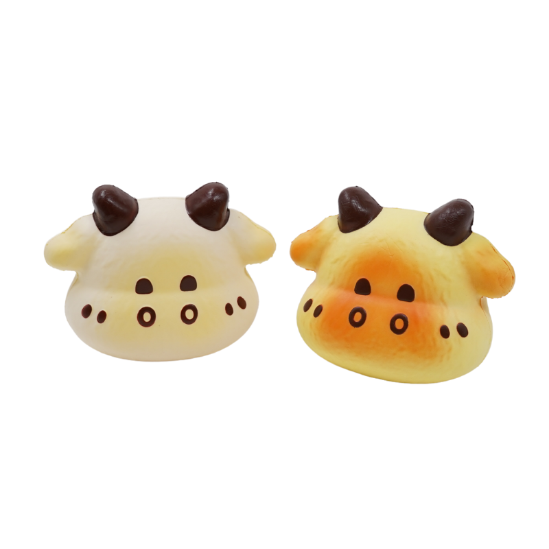Slow Rising Squishy Moo Moo Milk Bread【Sweet Bakery Scent】120g Mellow Lab x Sweetbuns Stress Relief Toy