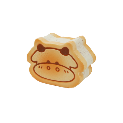 Slow Rising Squishy - Moo Moo Fruit & Daisy Sandwich【Sweet Bakery Scent】95g Mellow Lab x Sweetbuns Stress Relief Toy