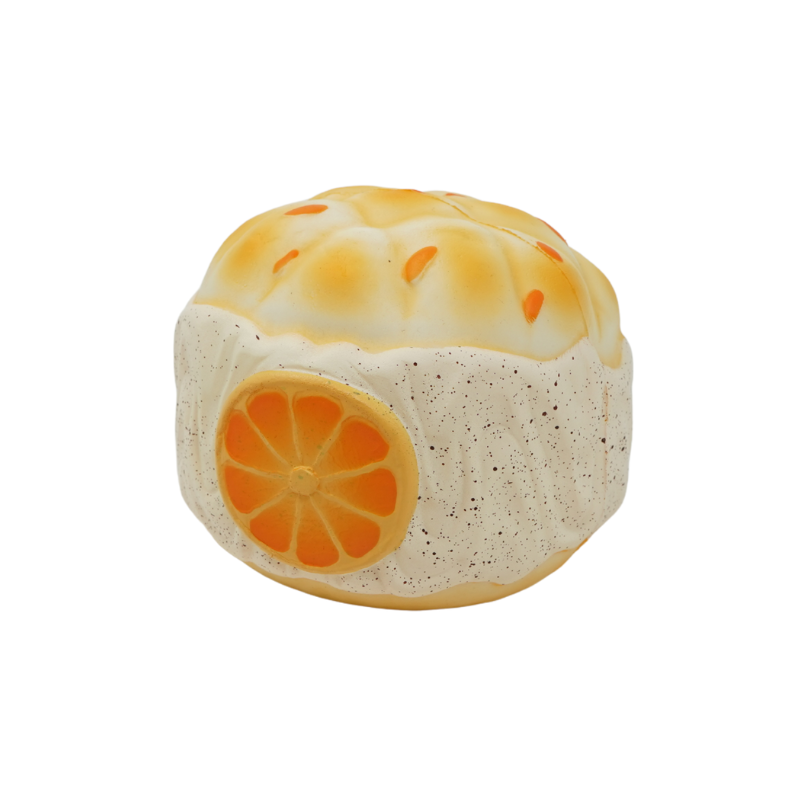 Slow Rising Squishy - Orange Cream Puff【Sweet Bakery Scent】108g Mellow Lab x Sweetbuns Stress Relief Toy
