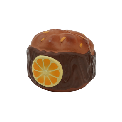 Slow Rising Squishy - Orange Cream Puff【Sweet Bakery Scent】108g Mellow Lab x Sweetbuns Stress Relief Toy