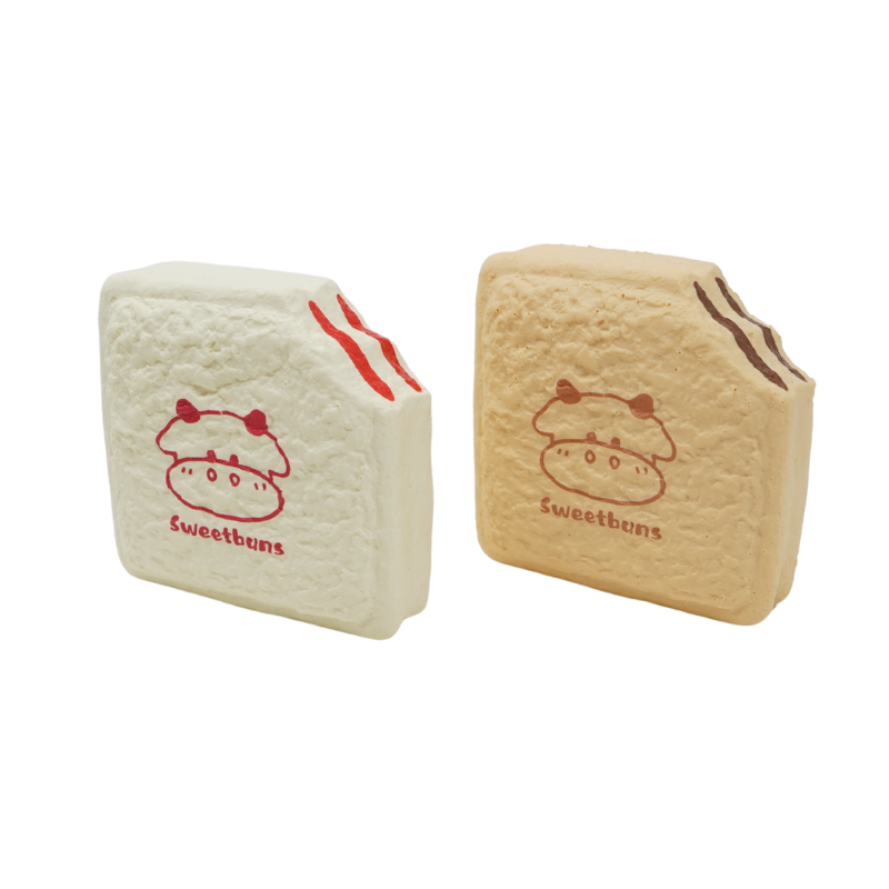 Slow Rising Squishy - Pocket Toast【Sweet Bakery Scent】90g Mellow Lab x Sweetbuns Stress Relief Toy