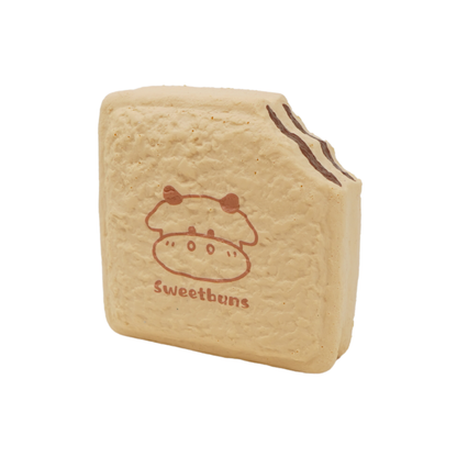 Slow Rising Squishy - Pocket Toast【Sweet Bakery Scent】90g Mellow Lab x Sweetbuns Stress Relief Toy