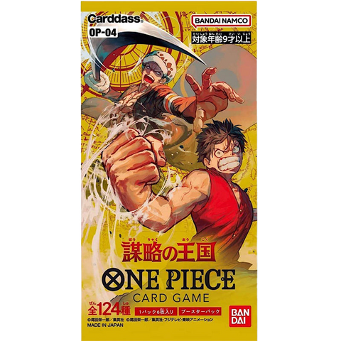 One Piece Japanese OP04 Kingdoms of Intrigue CARDS LIVE OPENING